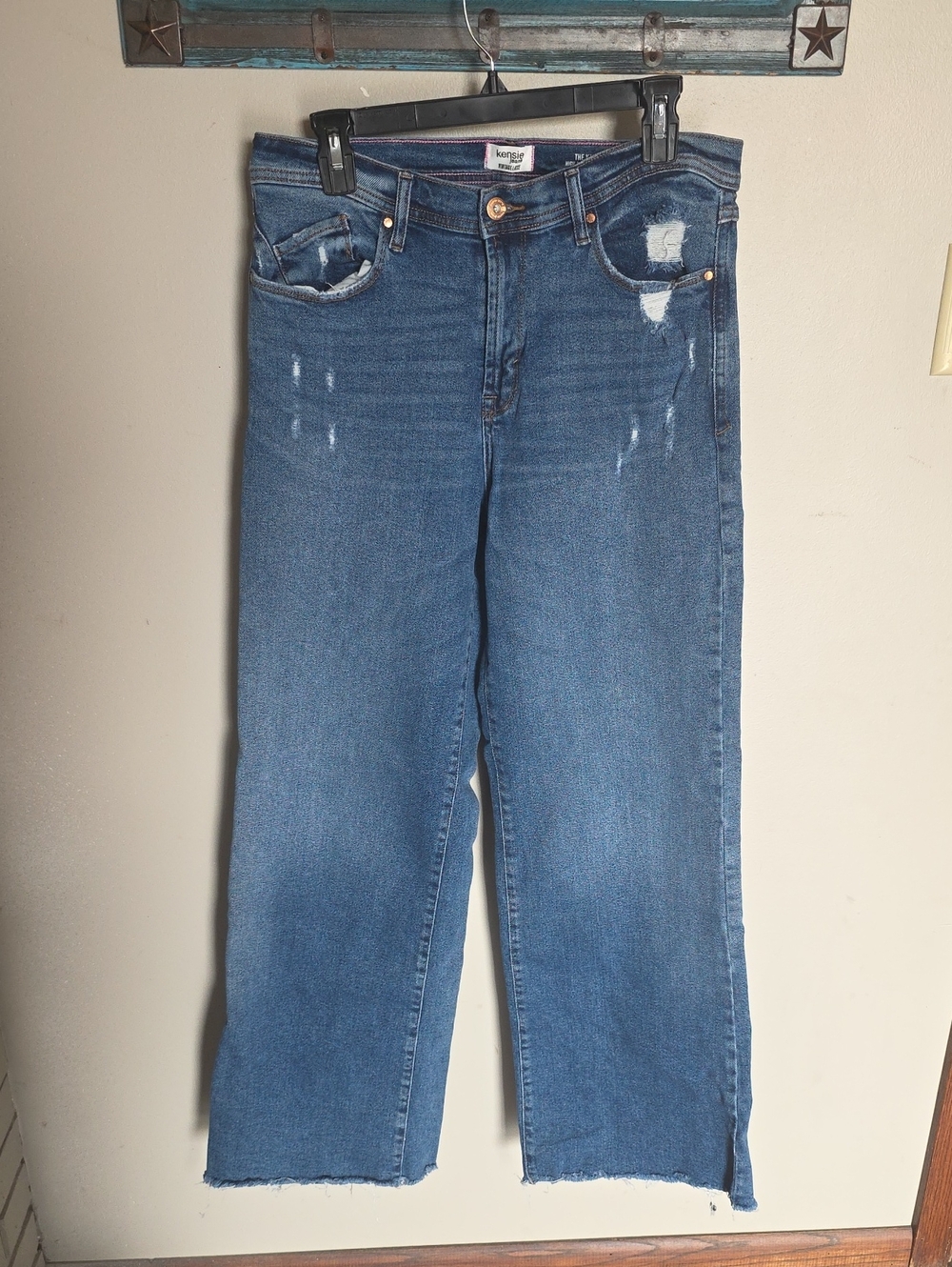 Kensie Jeans Vintage Luxe The Kaya High Rise Wide Leg Jeans